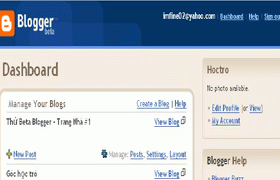 Beta Blogger – Phần IV: Cách thiết lập Blogger để hiển thị tiếng Việt