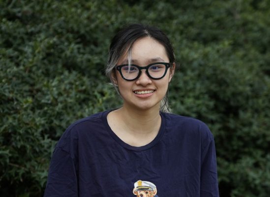 Đào Vũ Triều Hân đang học THPT tại Mỹ. Ảnh: Nhân vật cung cấp.