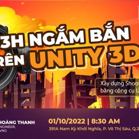 Workshop lập trình game quay trở lại với chủ đề “3h ngắm bắn trên Unity 3D”