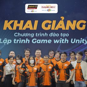 FPT Aptech chào đón các chiến binh khóa học lập trình game với Unity