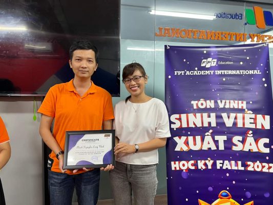 Thạch Nguyễn Long Vĩnh - Sinh viên xuất sắc Học kỳ Fall 2022 | FPT Aptech