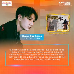 Từ Zero sau 6 tháng sinh viên FPT Aptech làm được Game Unity như thế nào?