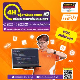 Lớp học Lập trình miễn phí cùng chuyên gia FPT quay trở lại