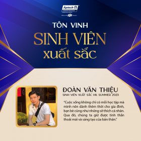 Cân bằng thời gian giữa việc học và làm là thách thức lớn với mình…