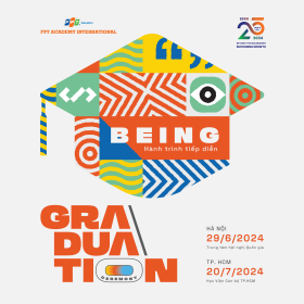 SINH VIÊN FAI ĐẾM NGƯỢC TỚI LỄ TỐT NGHIỆP 2024 VỚI THÔNG ĐIỆP “BEING – HÀNH TRÌNH TIẾP DIỄN”