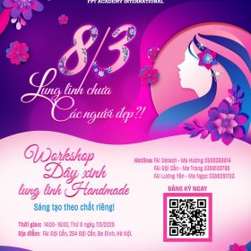 Workshop “Dây xinh lung linh Handmade” – Định hình phong cách, thể hiện cá tính