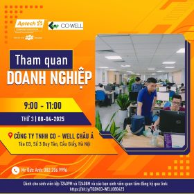 Cơ hội trải nghiệm môi trường làm việc thực tế tại CO-WELL Châu Á