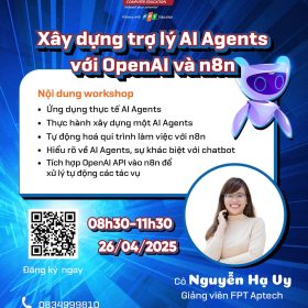Khám phá cách tạo trợ lý AI với OpenAI và n8n tại FPT Aptech