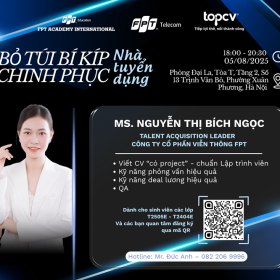FPT Aptech tổ chức “Giờ học doanh nghiệp”: Trang bị kỹ năng ứng tuyển thực chiến cho lập trình viên tương lai