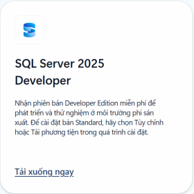 Hướng dẫn 12 bước cài đặt Microsoft SQL Server 2025