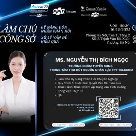Giờ học doanh nghiệp “Làm chủ công sở”: Trang bị kỹ năng đón nhận phản hồi và giải quyết vấn đề hiệu quả