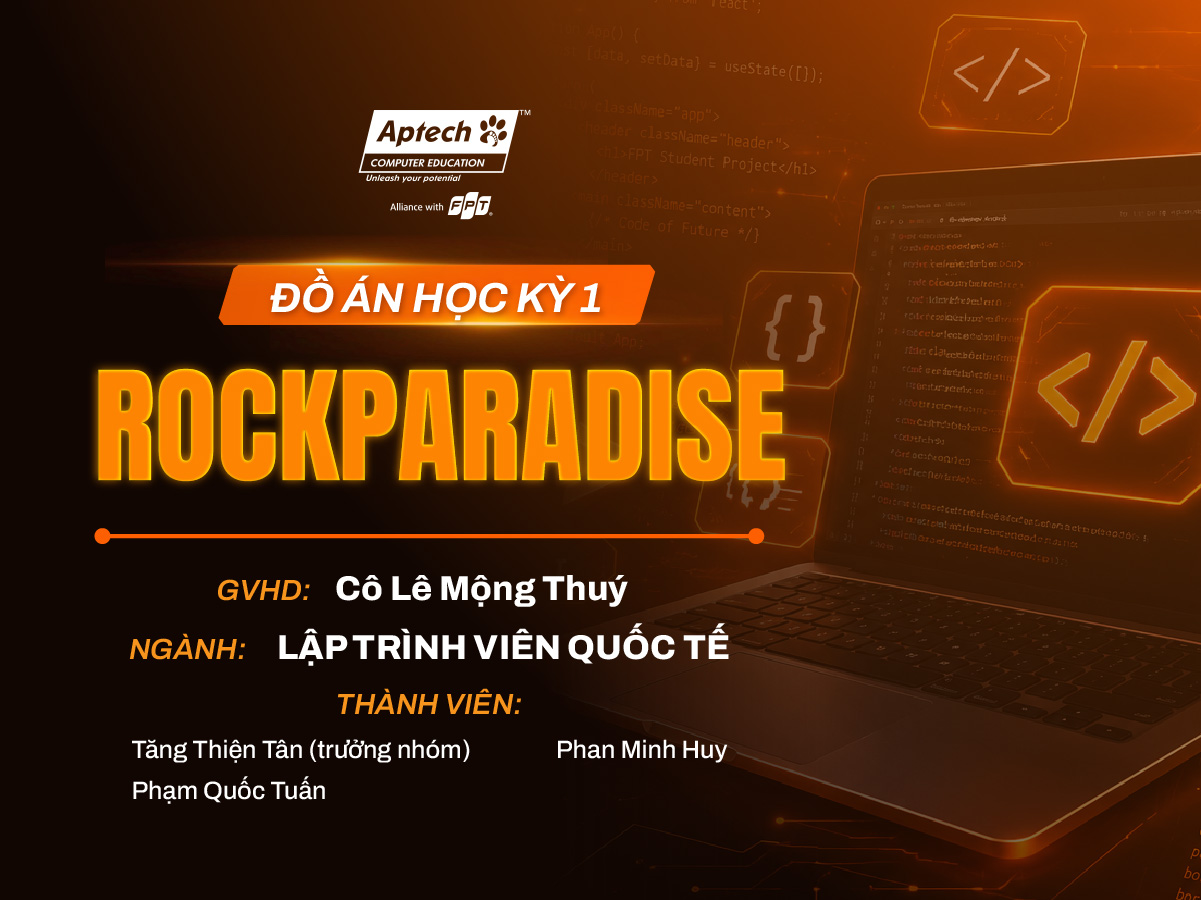 Đồ án kỳ 1 RockParadise - Website bán trang sức, đá quý của sinh viên FPT Aptech