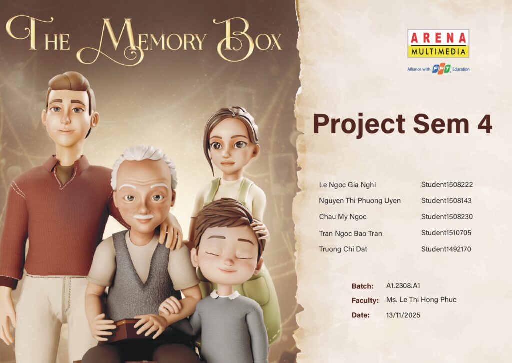 Đồ án 3D Anmation: The Memory Box – Hành trình kể chuyện bằng ký ức gia đình