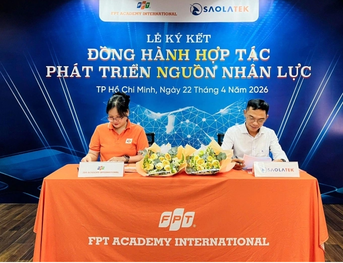 FPT Academy International hợp tác Saolatek đào tạo drone thực chiến