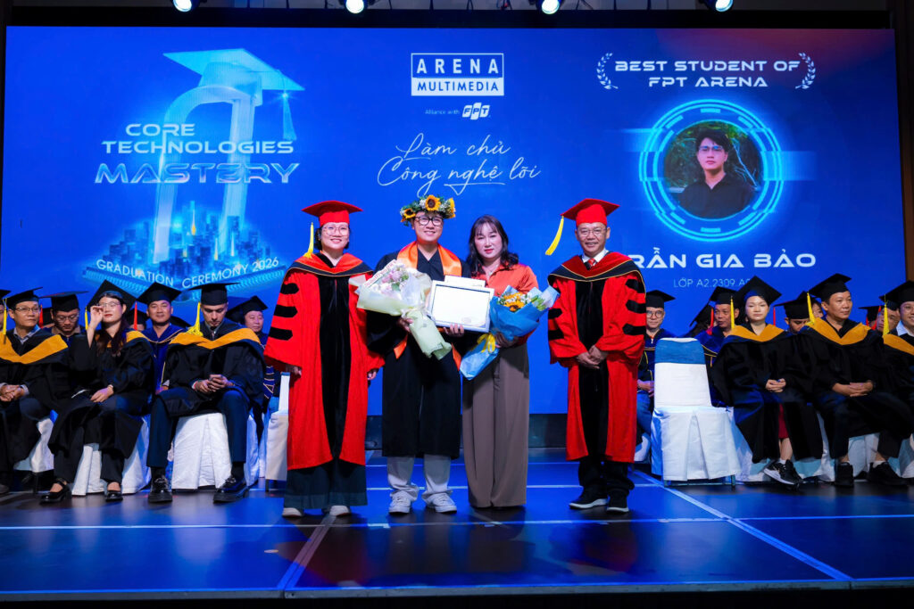 Trần Gia Bảo – Best Student FPT Arena Multimedia TP. HCM: Bắt đầu từ sở thích, trưởng thành cùng đam mê 