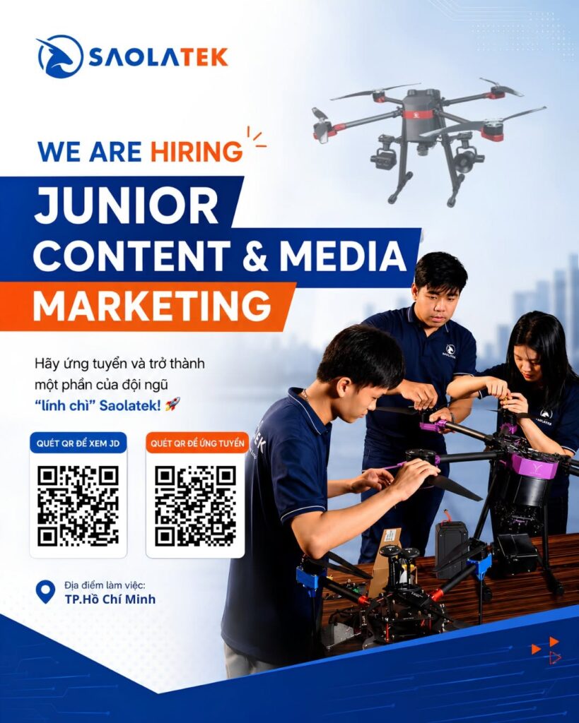 SAOLATEK Tuyển dụng: Junior Content & Media Marketing [TP.HCM]