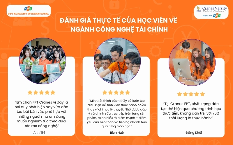 Đánh giá thực tế của học viên về ngành Công nghệ tài chính