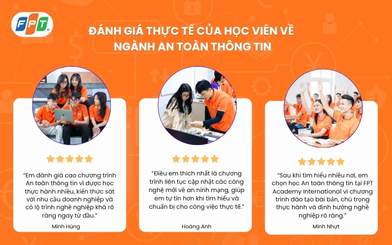 Ngành An toàn thông tin có dễ xin việc? Giải đáp từ chuyên gia 3 Góc nhìn của học viên về hành trình học tập và phát triển trong lĩnh vực An toàn thông tin.