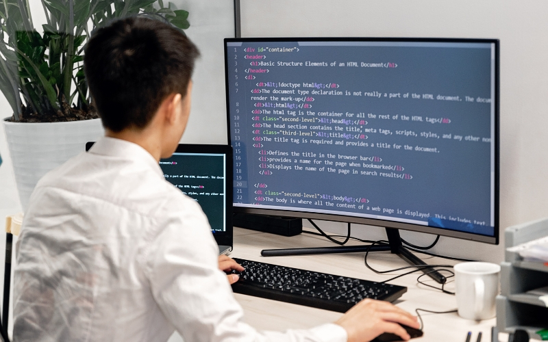 Học lập trình để làm gì? Lợi ích, ứng dụng và cơ hội nghề nghiệp 4 Kỹ sư phần mềm chịu trách nhiệm toàn bộ vòng đời sản phẩm, từ thiết kế kiến trúc đến viết mã, kiểm thử và bảo trì hệ thống.