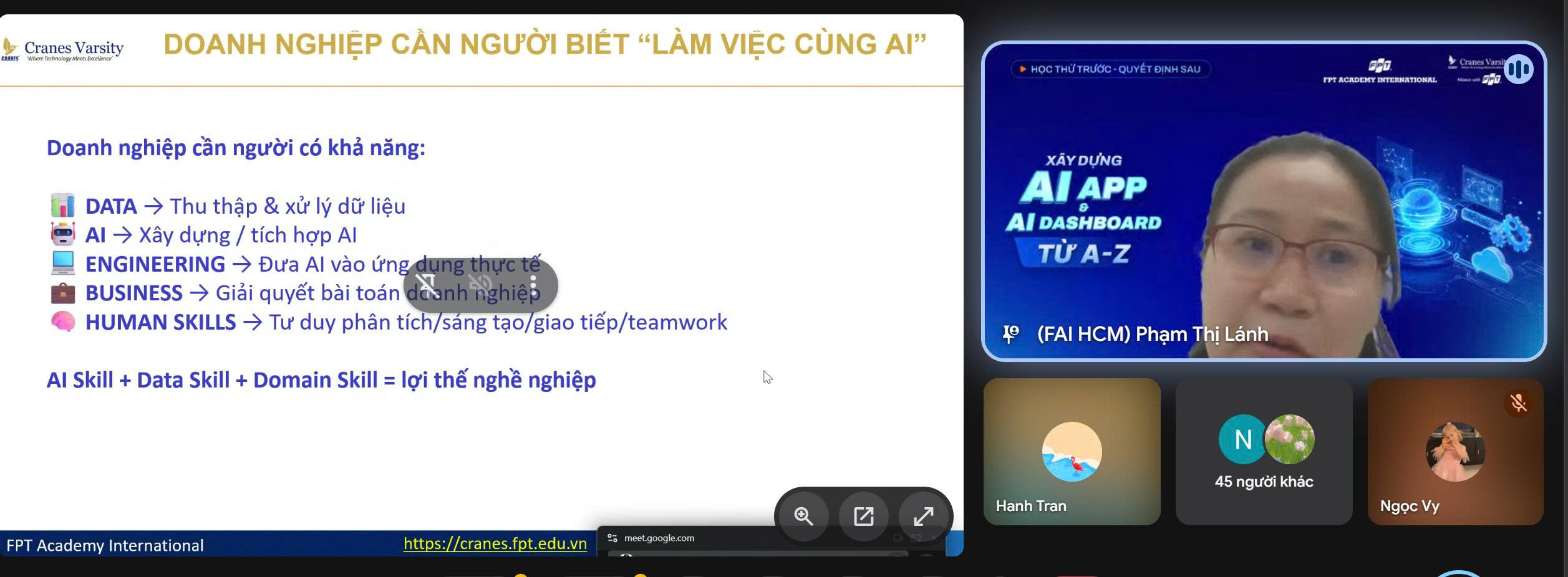 Từ hiểu AI đến tự tay xây dựng sản phẩm