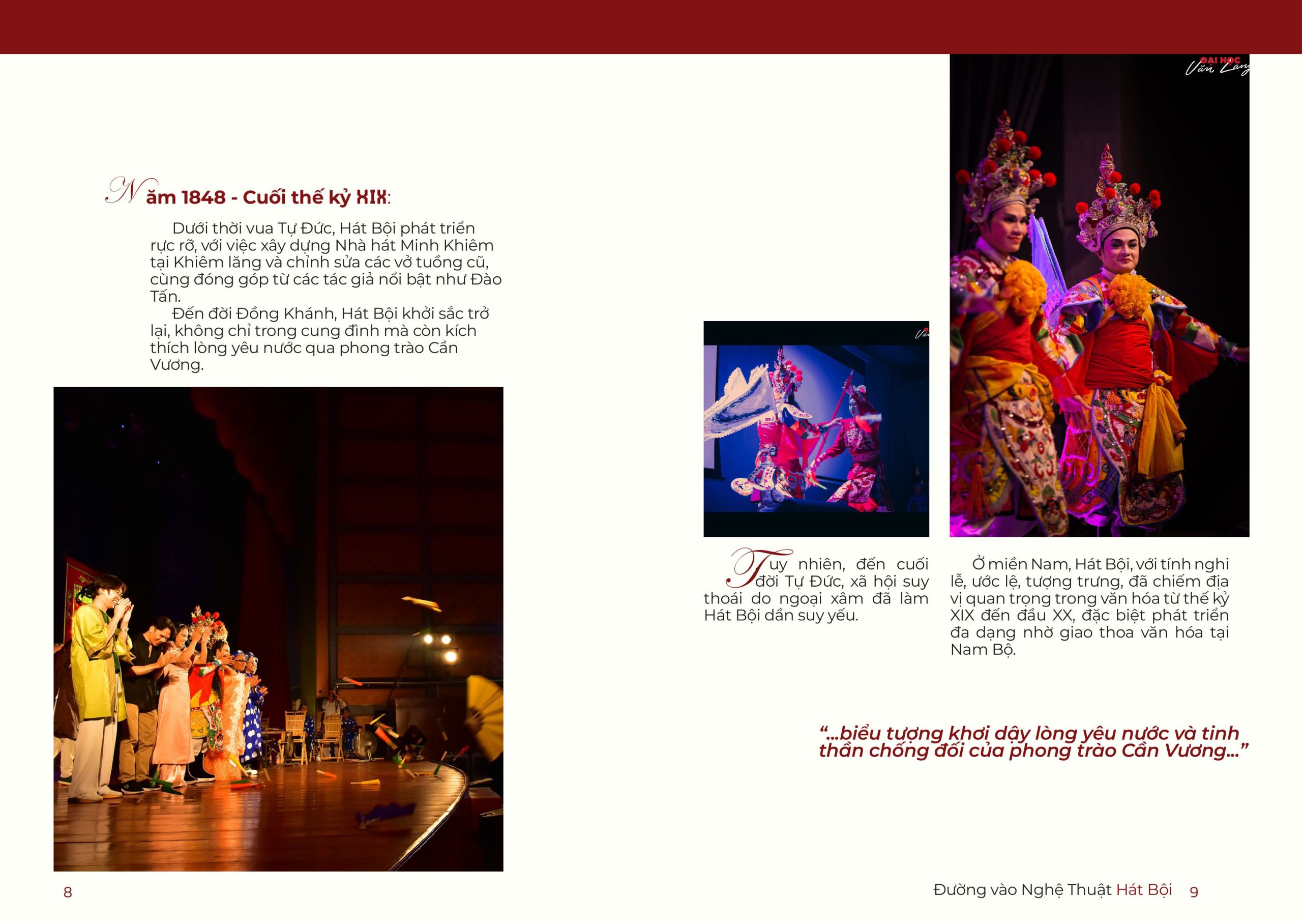 Thiết kế biên tập bằng InDesign: “Đường vào Nghệ thuật Hát Bội” của sinh viên FPT Arena Multimedia 5 ASM02 SPREAD h├¼nh s║unh 4 scaled