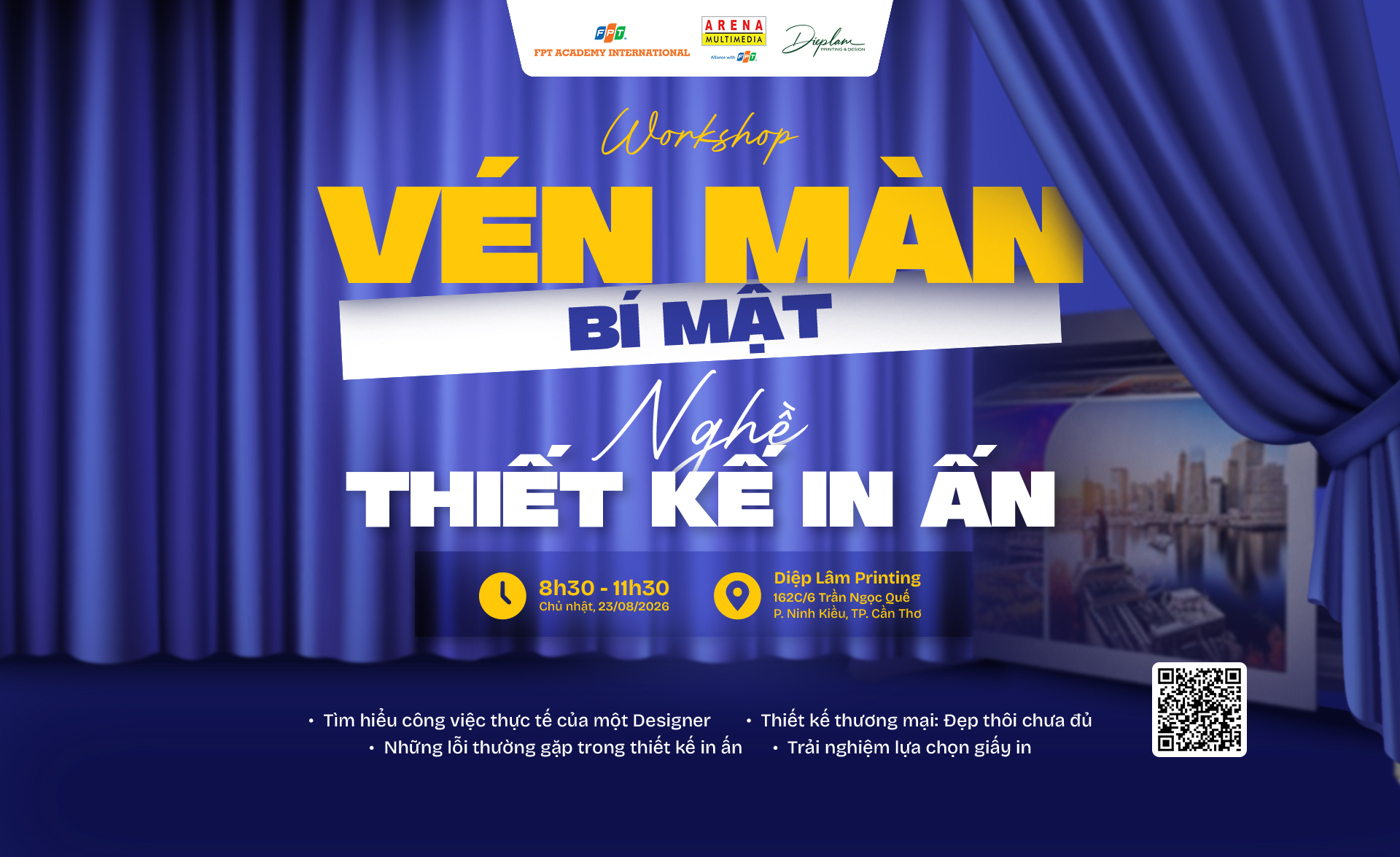 Workshop “Vén màn bí mật nghề Thiết kế In ấn"