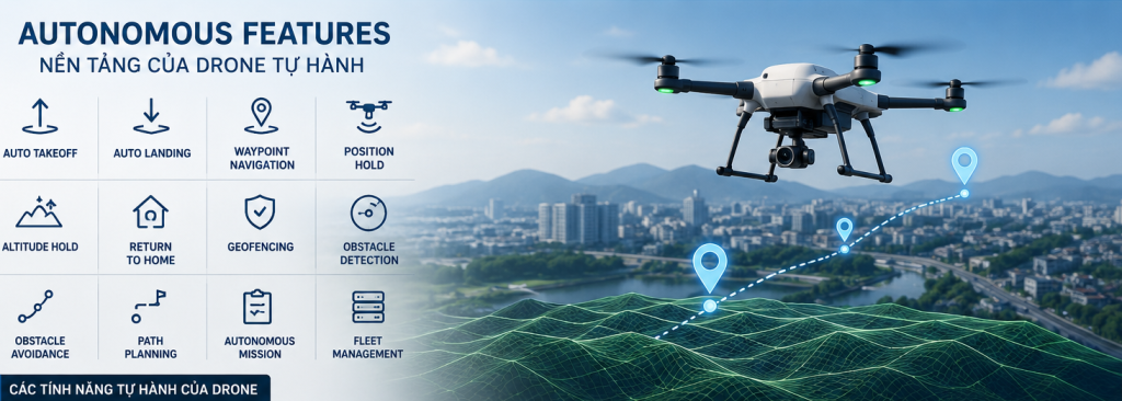 Autonomous Features – Nền tảng của Drone tự hành
