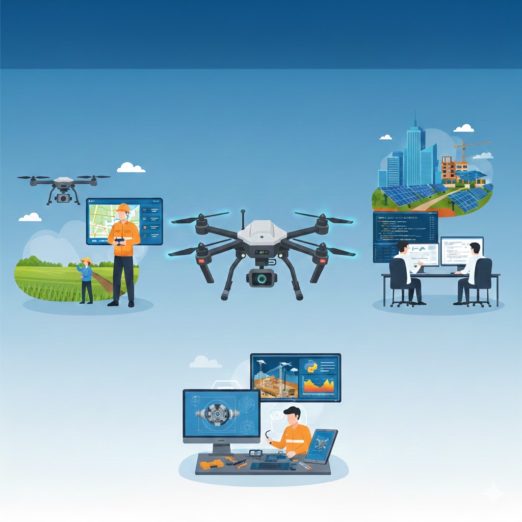 Ngành Drone là gì? Toàn cảnh ngành nghề đang dẫn đầu Kinh tế tầm thấp
