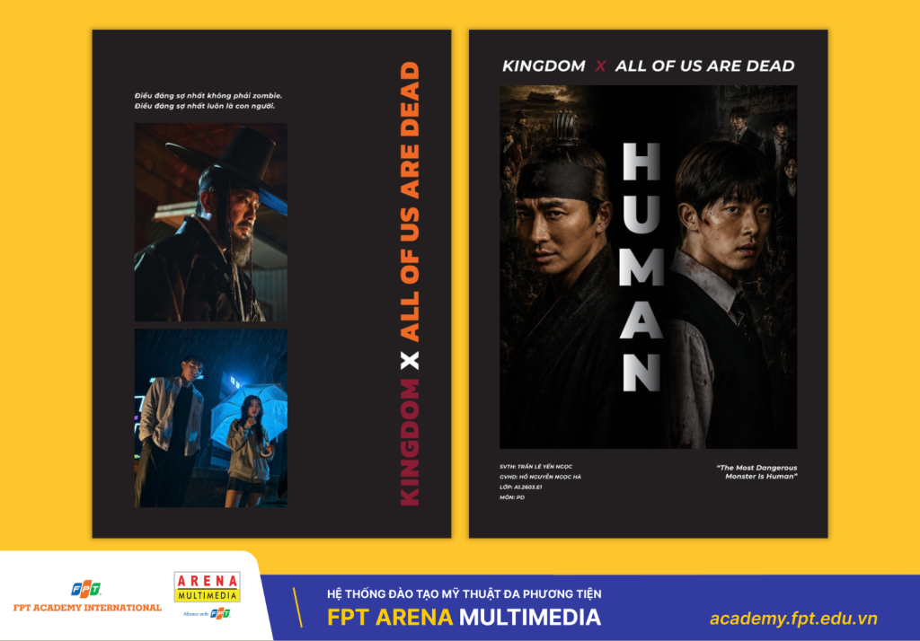 “Kingdom X All of Us Are Dead”: Sinh viên FPT Arena Multimedia khai thác câu chuyện con người qua thiết kế đồ họa
