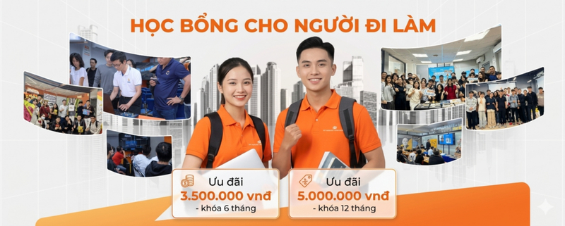 FPT Arena Multimedia học phí bao nhiêu? Bảng giá theo khu vực 2026 6 Ưu đãi học phí cho người đi làm, giúp học viên tối ưu lộ trình học tập và cân bằng tài chính.