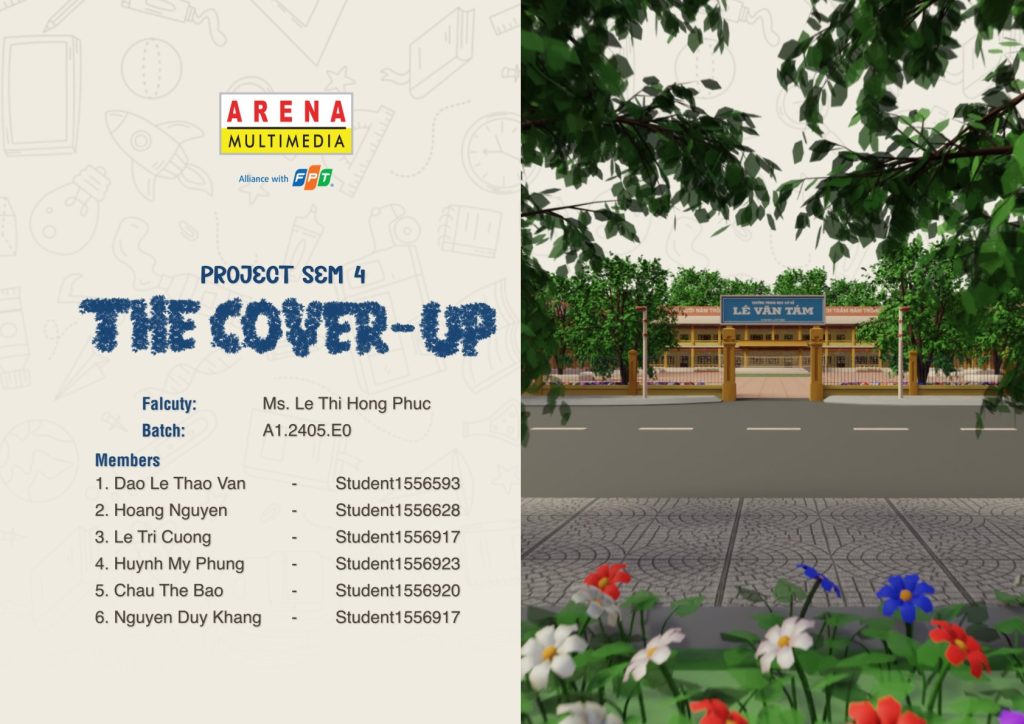 THE COVER-UP: Đồ án phim hoạt hình 3D mang màu sắc bí ẩn của sinh viên FPT Arena Multimedia