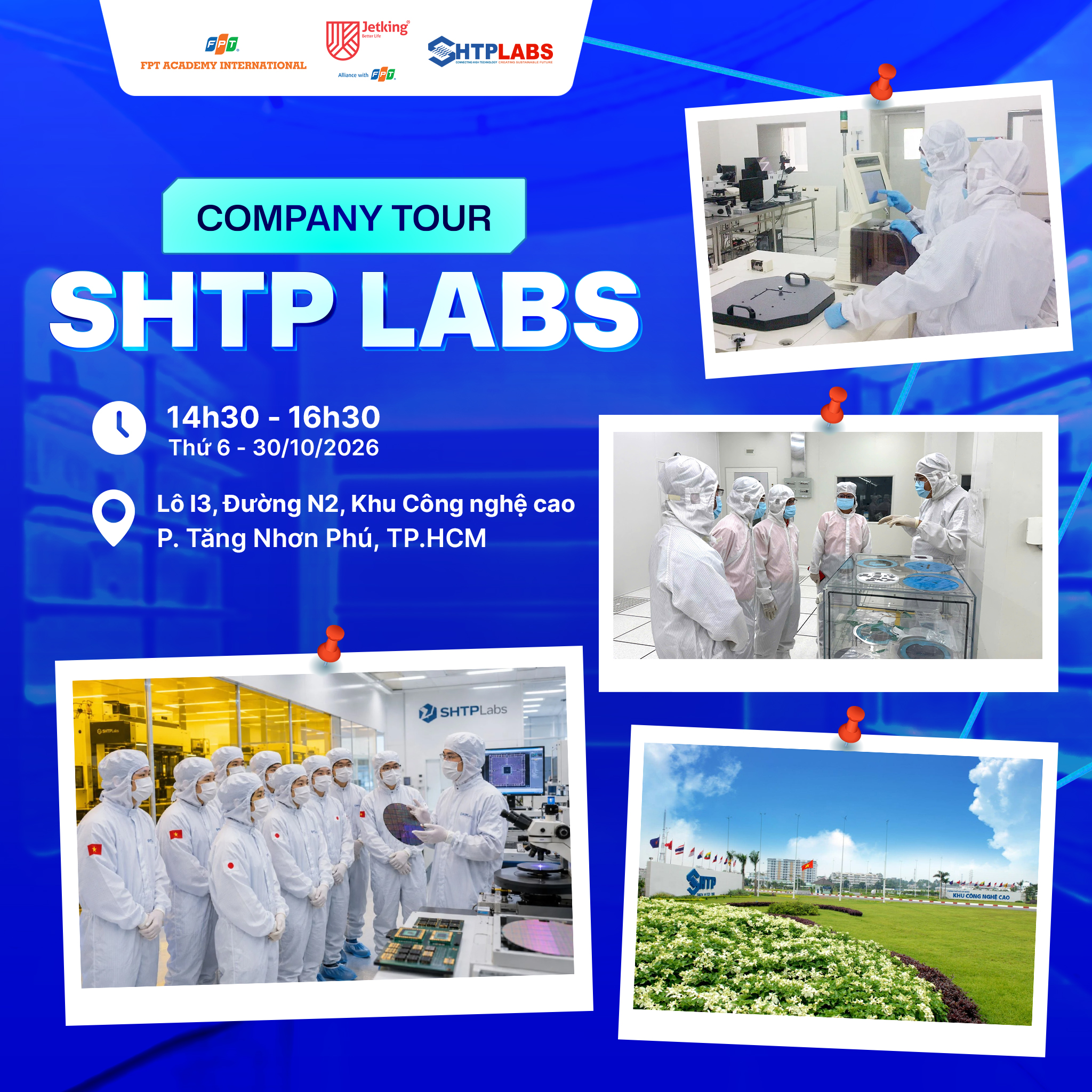 Company Tour SHTP Labs: Sinh viên FPT Jetking khám phá công nghệ bán dẫn từ thực tiễn