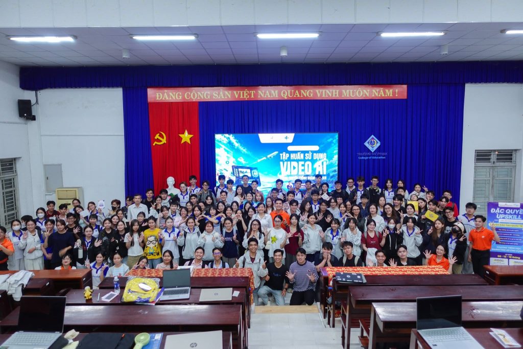 Workshop Upskill 5.0: Đột phá truyền thông ngành Du lịch với video AI tại Đại học Cần Thơ