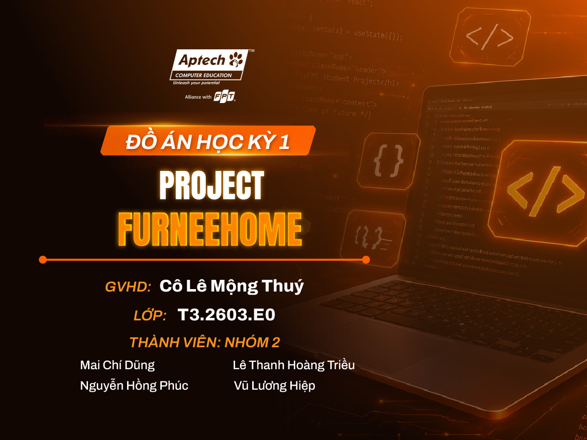 Đồ án FurneeHome: Sinh viên FPT Aptech xây dựng website bán nội thất tích hợp Phòng thử AI